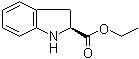 (S)-吲哚啉-2-羧酸乙酯分子结构 (CAS 82923-81-7)