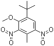 2,6-二硝基-3-甲氧基-4-叔丁基甲苯分子结构 (CAS 83-66-9)