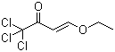 1,1,1-三氯-4-乙氧基-3-丁烯-2-酮分子结构 (CAS 83124-74-7)