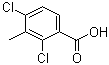 2,4-二氯-3-甲基苯甲酸分子结构 (CAS 83277-23-0)