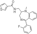 替氟朵分子结构 (CAS 83386-35-0)
