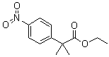 2-(4-硝基苯基)-2-甲基丙酸乙酯分子结构 (CAS 83397-45-9)