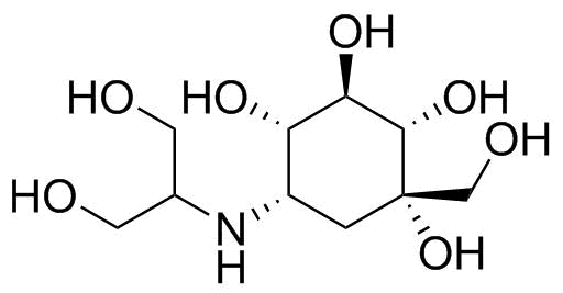 伏格列波糖分子结构 (CAS 83480-29-9)