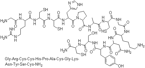 芋螺毒素 M I 还原物分子结构 (CAS 83481-45-2)