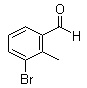 3-溴-2-甲基苯甲醛分子结构 (CAS 83647-40-9)