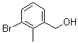3-溴-2-甲基苄醇分子结构 (CAS 83647-43-2)