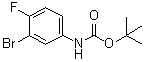 tert-Butyl (3-bromo-4-fluorophenyl)carbamate molecular structure (CAS 836619-77-3)