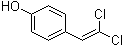 4-(2,2-二氯乙烯基)苯酚分子结构 (CAS 83671-20-9)