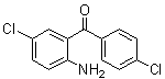 2-氨基-5-氯-4'-氯二苯甲酮分子结构 (CAS 837-58-1)