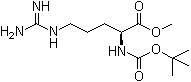 N2-[叔丁氧羰基]-L-精氨酸甲酯分子结构 (CAS 83731-79-7)
