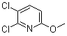 2,3-二氯-6-甲氧基吡啶分子结构 (CAS 83732-68-7)