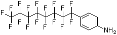 结构式 CAS# 83766-52-3, 4-全氟辛基苯胺