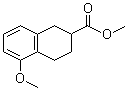 5-甲氧基-1,2,3,4-四氢萘-2-羧酸甲酯分子结构 (CAS 83781-71-9)