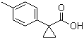 1-(4-甲基苯基)-1-环丙甲酸分子结构 (CAS 83846-66-6)