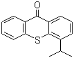 4-异丙基硫杂蒽酮分子结构 (CAS 83846-86-0)