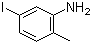 5-碘-2-甲基苯胺分子结构 (CAS 83863-33-6)