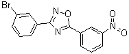3-(3-Bromophenyl)-5-(3-nitrophenyl)-1,2,4-oxadiazole molecular structure (CAS 838905-57-0)