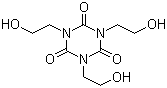 1,3,5-三(2-羟乙基)氰尿酸分子结构 (CAS 839-90-7)