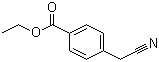 4-(氰基甲基)苯甲酸乙酯分子结构 (CAS 83901-88-6)