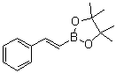 (E)-苯乙烯基硼酸频哪醇酯分子结构 (CAS 83947-56-2)