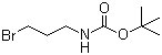 N-Boc-3-氨基丙基溴分子结构 (CAS 83948-53-2)