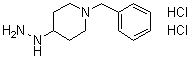 1-苄基-4-(肼基)哌啶二盐酸盐分子结构 (CAS 83949-42-2)