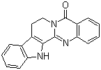 structure of CAS# 84-26-4, Rutaecarpine;8,13-Dihydro-indolo[2',3':3,4]pyrido[2,1-b]quinazolin-5(7H)-one