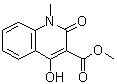 1,2-Dihydro-4-hydroxy-1-methyl-2-oxo-3-quinolinecarboxylic acid methyl ester molecular structure (CAS 84088-50-6)