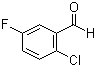 2-氯-5-氟苯甲醛分子结构 (CAS 84194-30-9)