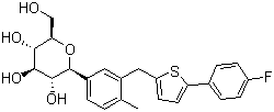 Canagliflozin molecular structure (CAS 842133-18-0)