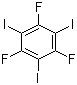 结构式 CAS# 84322-56-5, 1,3,5-三氟-2,4,6-三碘苯