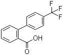 4'-三氟甲基联苯-2-羧酸分子结构 (CAS 84392-17-6)