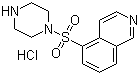 1-(5-异喹啉磺酰基)哌嗪盐酸盐分子结构 (CAS 84468-24-6)
