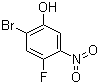 2-Bromo-4-fluoro-5-nitrophenol molecular structure (CAS 84478-87-5)