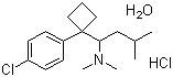 盐酸西布曲明分子结构 (CAS 84485-00-7)