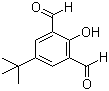 4-叔丁基-2,6-二甲酰基苯酚分子结构 (CAS 84501-28-0)