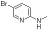 5-溴-2-(甲基氨基)吡啶分子结构 (CAS 84539-30-0)
