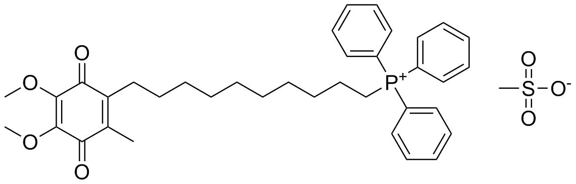 Mitoquinone mesylate molecular structure (CAS 845959-50-4)
