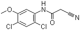 结构式 CAS# 846023-24-3, 2-氰基-N-(2,4-二氯-5-甲氧基苯基)乙酰胺