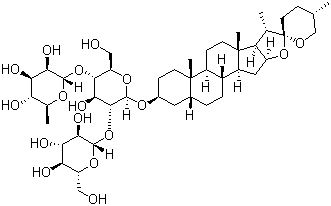 天冬宁 B分子结构 (CAS 84633-34-1)