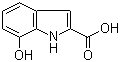 7-羟基吲哚-2-甲酸分子结构 (CAS 84639-84-9)