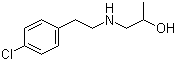 1-[[2-(4-氯苯基)乙基]氨基]-2-羟基丙烷分子结构 (CAS 847063-13-2)