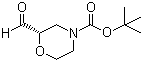 (S)-N-Boc-2-morpholinecarbaldehyde molecular structure (CAS 847805-31-6)