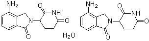 来那度胺半水合物分子结构 (CAS 847871-99-2)