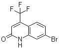 7-Bromo-4-(trifluoromethyl)-2(1H)-quinolinone molecular structure (CAS 847900-73-6)