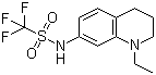 N-(1-乙基-1,2,3,4-四氢-7-喹啉基)-1,1,1-三氟甲磺酰胺分子结构 (CAS 848080-31-9)