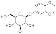 3,4-二甲氧基苯基-beta-D-葡萄糖苷分子结构 (CAS 84812-00-0)