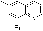 8-溴-6-甲基喹啉分子结构 (CAS 84839-95-2)