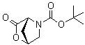(1R,4R)-3-氧代-2-氧杂-5-氮杂双环[2.2.1]庚烷-5-羧酸叔丁酯分子结构 (CAS 848488-70-0)