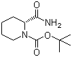 结构式 CAS# 848488-91-5, N-Boc-D-2-哌啶甲酰胺; N-叔丁氧羰基-D-2-哌啶甲酰胺